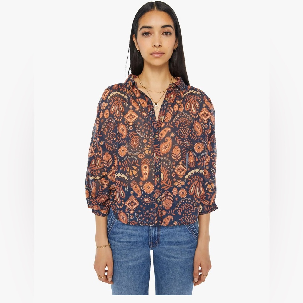 Like new Mother The Breeze Top in Henna Happiness